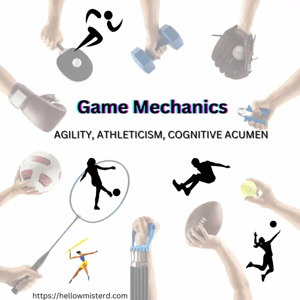 Mechanism Of Games to check agility 
 